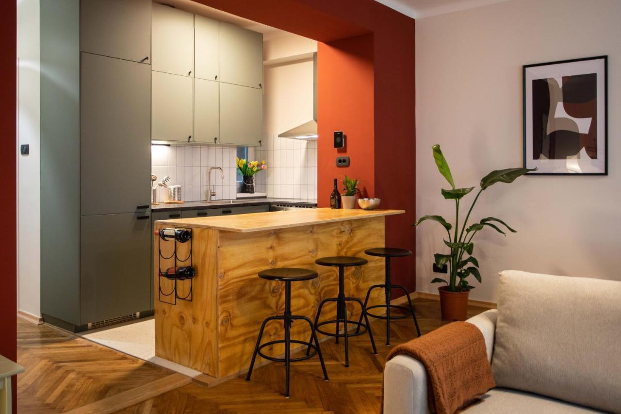 זאגרב Design 1Bdr Apartment With Balcony מראה חיצוני תמונה